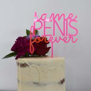 Same P Forever Cake Topper (other colours available)