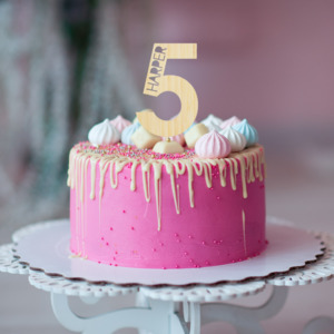 Name + Number Personalised Topper (other colours available)