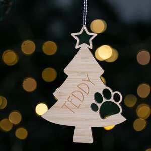 All: Santa Paws Christmas Tree Bauble
