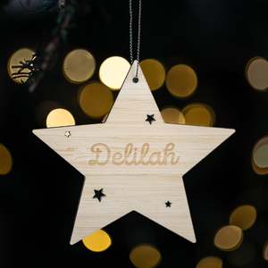 Festive Star Christmas Bauble