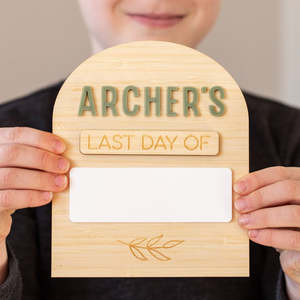 Personalised First Day/Last Day of School Whiteboard