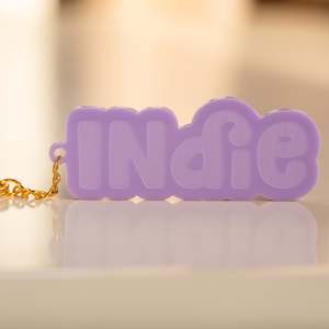 Bubblegum Personalised Bag Tag