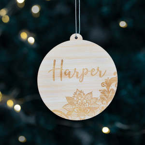 Lace Christmas Bauble