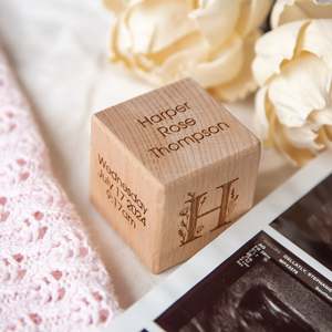 Keepsakes: Personalised Wooden Blocks