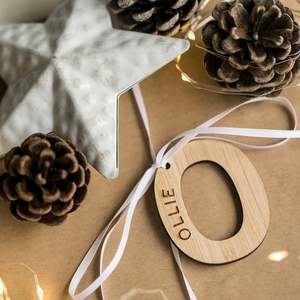Gift Tags Collection: Personalised Letter Tags