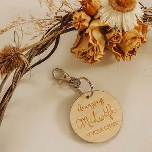 Midwife Key Ring