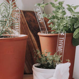 Gifts For Her: Custom Herb & Vegetable Garden Markers