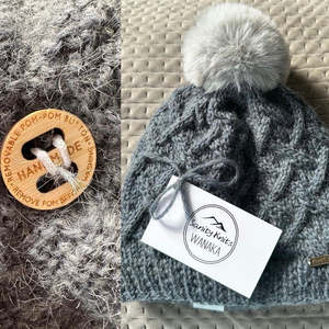 Removable PomPom Button