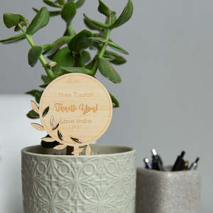 Personalised Stem Teacher Planters