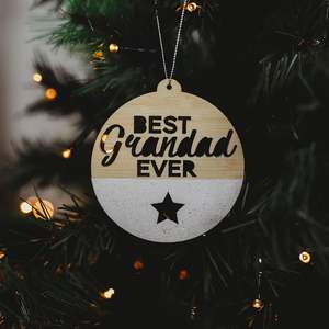 Painted Personalised Christmas Baubles: The Best Ever Christmas Bauble