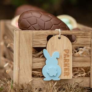 All: Personalised Cotton Tail Easter Tag