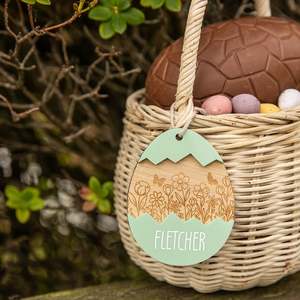 Personalised Springtime Surprise Easter Tag