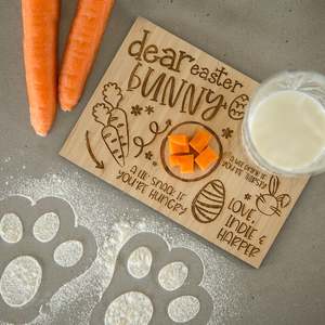 Easter Collection: Personalised Easter Bunny Treat Board