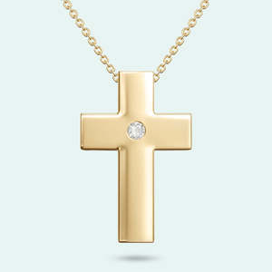 Ashes Jewellery Pendants: Ashes Pendant - The Cross