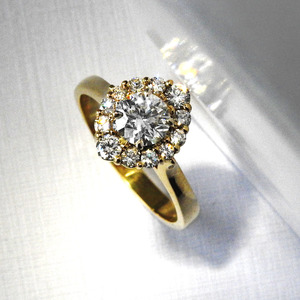 Engagement Ring: Cascading Diamond Ring