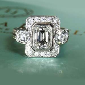 Engagement Ring: Art Deco Diamond Cocktail Ring