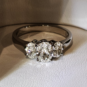 Engagement Ring: Oval Diamond Ring