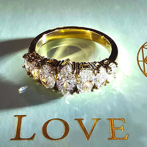 Engagement Ring: Diamond Stack Ring