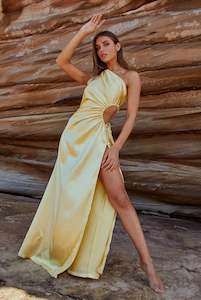 Maxi dress: Nour Dress in Yellow