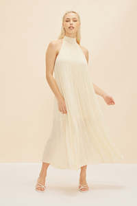 For Sale: Cascade Crush Gown in Butter - FOR SALE