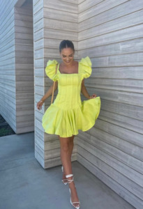 Aje: Breathless Frill Sleeve Mini