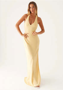 Angie Maxi Dress in Yellow