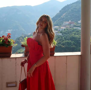 Laurel Sleeveless Maxi Dress In Red