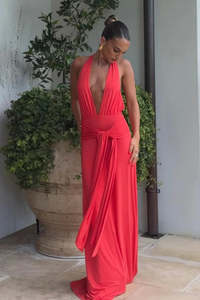 Jasmine Maxi Dress in Grenadine