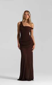 Natalie Rolt: Candence Gown in Espresso