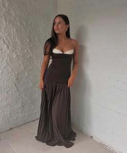 Bulk Rentals: Nicolette Maxi Dress in Espresso