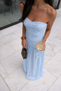Renata Dress in Baby Blue