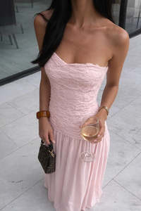 Renata Dress in Baby Pink