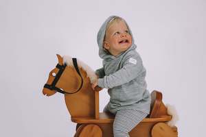 Kids: Slate Merino Leggings