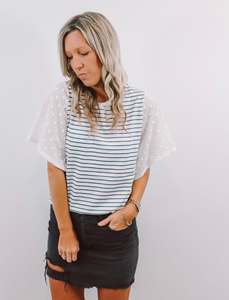 Tops Shirts: PS Stripe Top