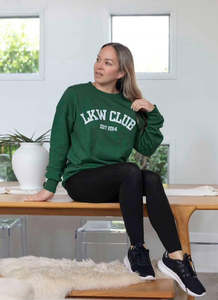 Tops Shirts: GIRL CLUB Crew - Green