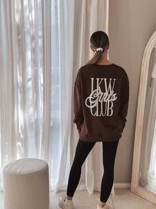 GIRL CLUB Crew - Chocolate