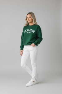 Sale: GIRL CLUB Crew - Green