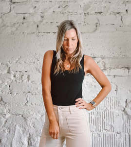 Latest Arrivals: Black Scoop singlet