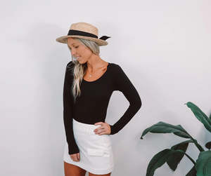 Wardrobe Staples: Basic Scoop Long Sleeve Top