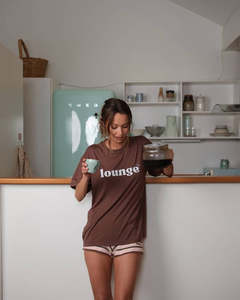 Lounge: Lounge Tee  Chocolate