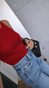 Tops Shirts: Red Basic Tank