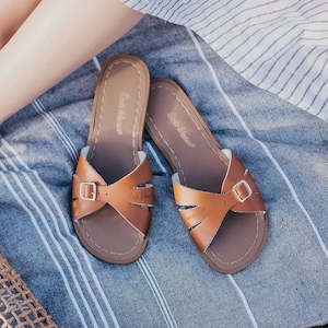 SALT WATER CLASSIC SLIDE TAN - 37 & 38