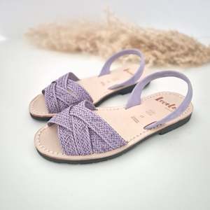 LOVELEE WOVEN PEEP-TOE AVARCA LILAC - LAST PAIR SIZE 39