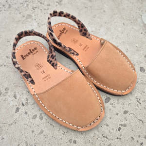 Size 27: SAMPLE - LIL' LOVELEE TAN LEOPARD - 27