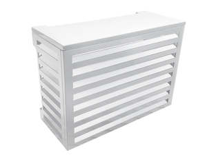 2mm Thickness Aluminium Heat Pump Cover- White-Small