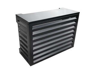 2mm Thickness Aluminium Heat Pump Cover- Black-Small
