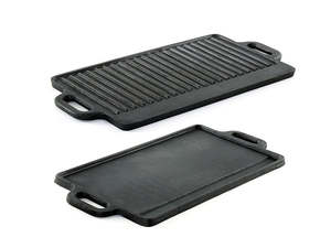 Reversible Cast Iron Grill Griddle Grill Plate