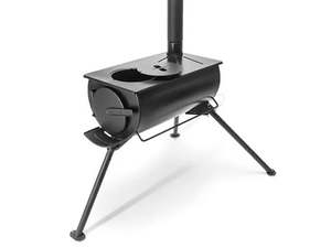 Outdoor Camping Gear: Portable Wood Burning Tent Stove with Chimney