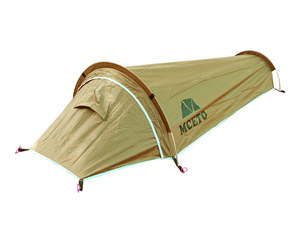 Ultralight 1 Person Waterproof Bivvy Tent - Earth brown