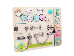 Montessori Activity Educational Learning Busy Board